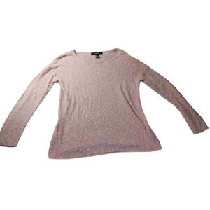 Forever 21 Women's Size S Pink Boat Neck Lightweight Sweater Cozy Pastel